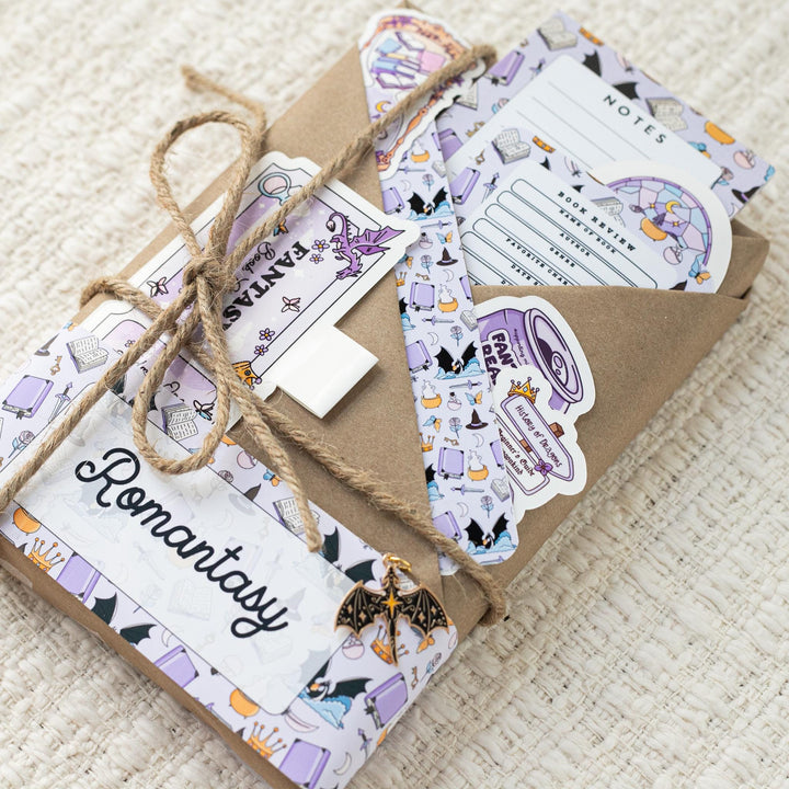 Blind Date with a Book - Purple Fantasy Romantasy Theme