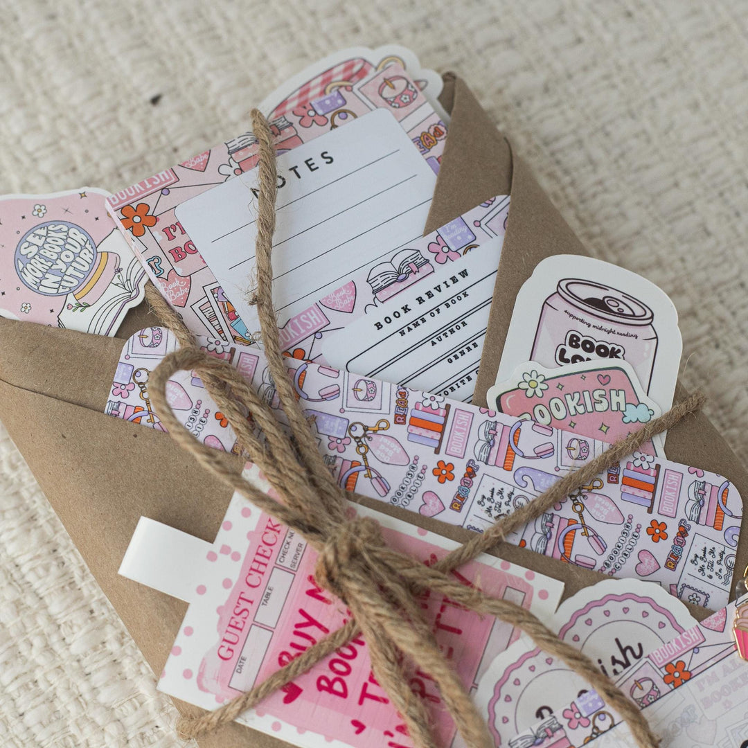 Blind Date with a Book - Pink Fun Bookish Girlie Theme