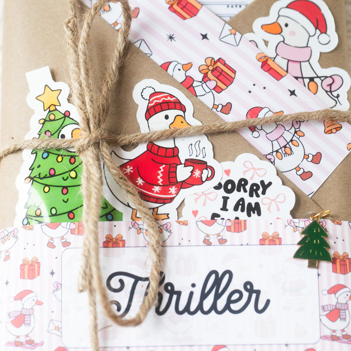 Blind Date with a Book - Christmas Goose Bookish Theme