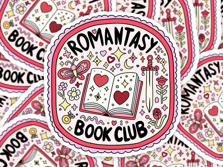 Romantasy Book Club Sticker, Romantasy Sticker, Fantasy Kindle Accessories Bookish Kindle Gifts RR9