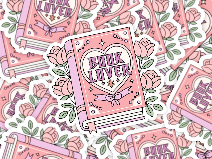 Floral Book Lover Sticker, Book Club Sticker, Kindle Accessories Bookish Kindle Gifts LKK9