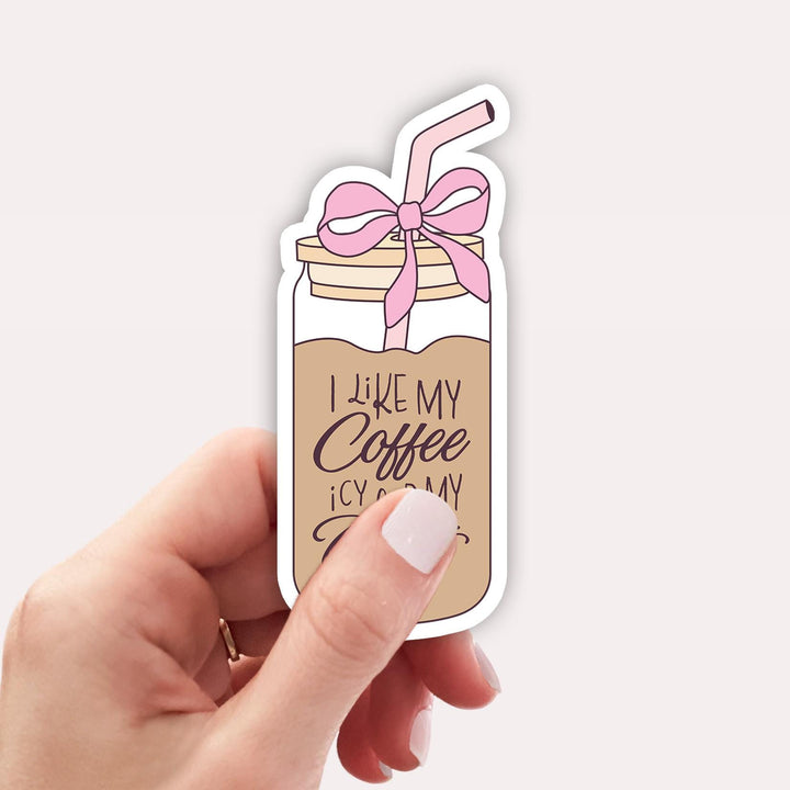 Books and Iced Coffee Sticker, Book Club Sticker, Kindle Accessories Bookish Kindle Gifts T3HD