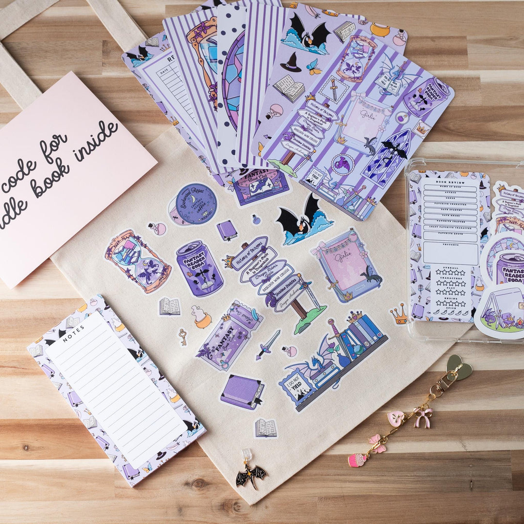 Pink Blind Date with A Kindle Box Purple Romantasy Edition