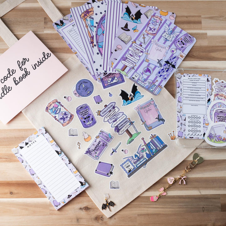 Pink Blind Date with A Kindle Box Purple Romantasy Edition