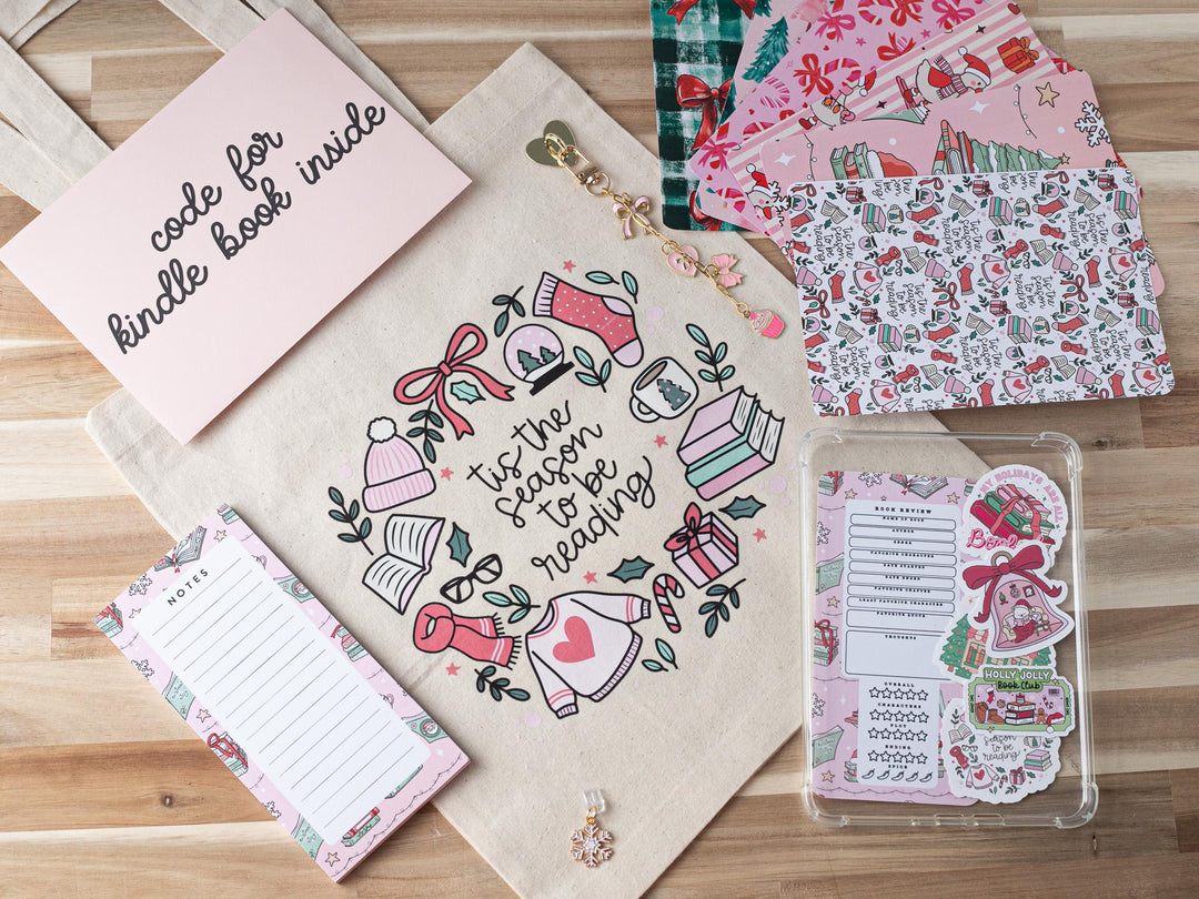 Pink Blind Date with A Kindle Box Purple Romantasy Edition, Bookish Christmas Kindle Case and Accessories