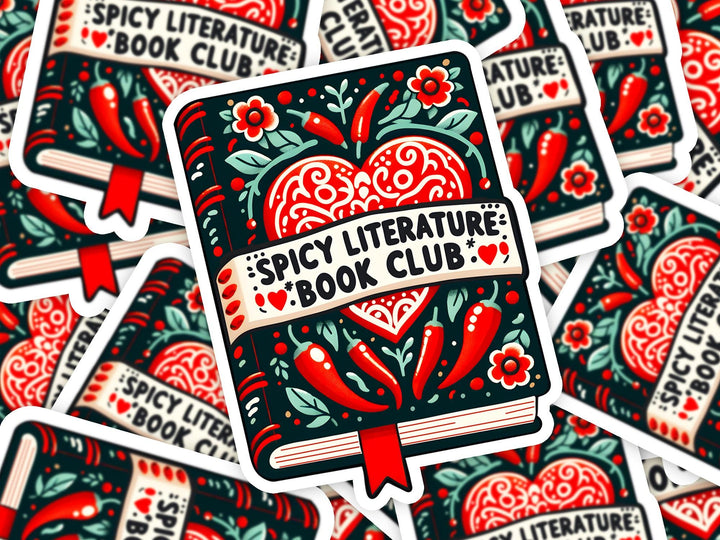 Spicy Book Club Sticker, Smut Sticker, Spicy Romance Kindle Accessories Bookish Kindle Gifts RTH3