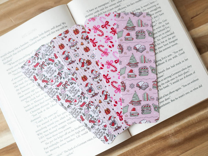Christmas Bookmark, Gifts for Bookish Readers Book Lovers