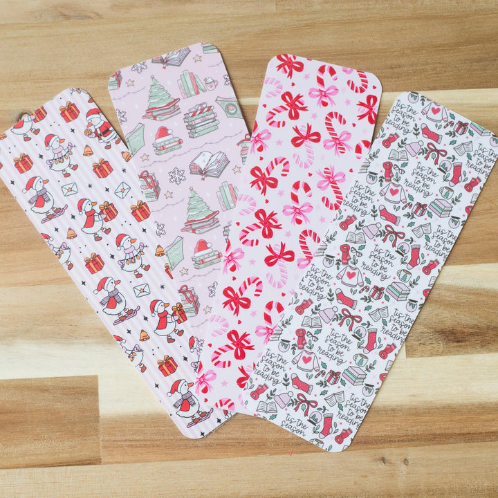 Christmas Bookmark, Gifts for Bookish Readers Book Lovers