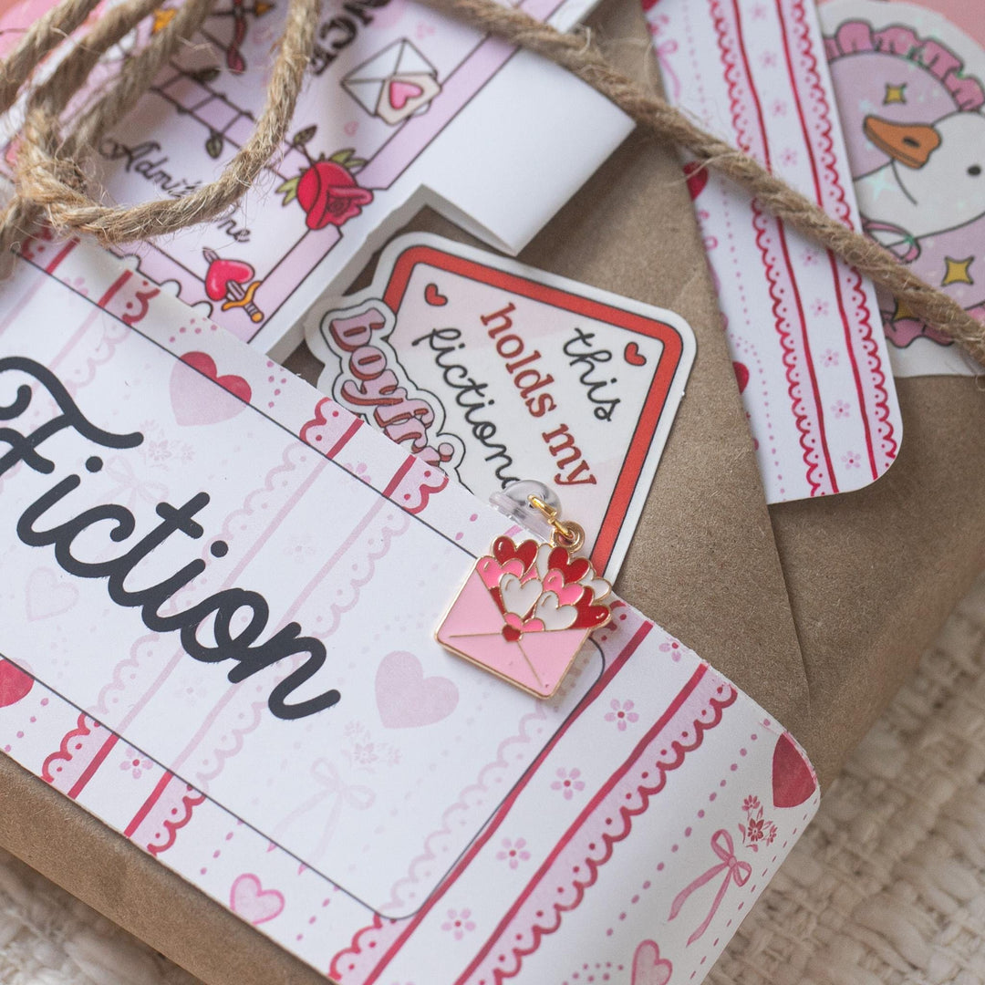 Blind Date with a Book - Pink & Red Romantic Theme