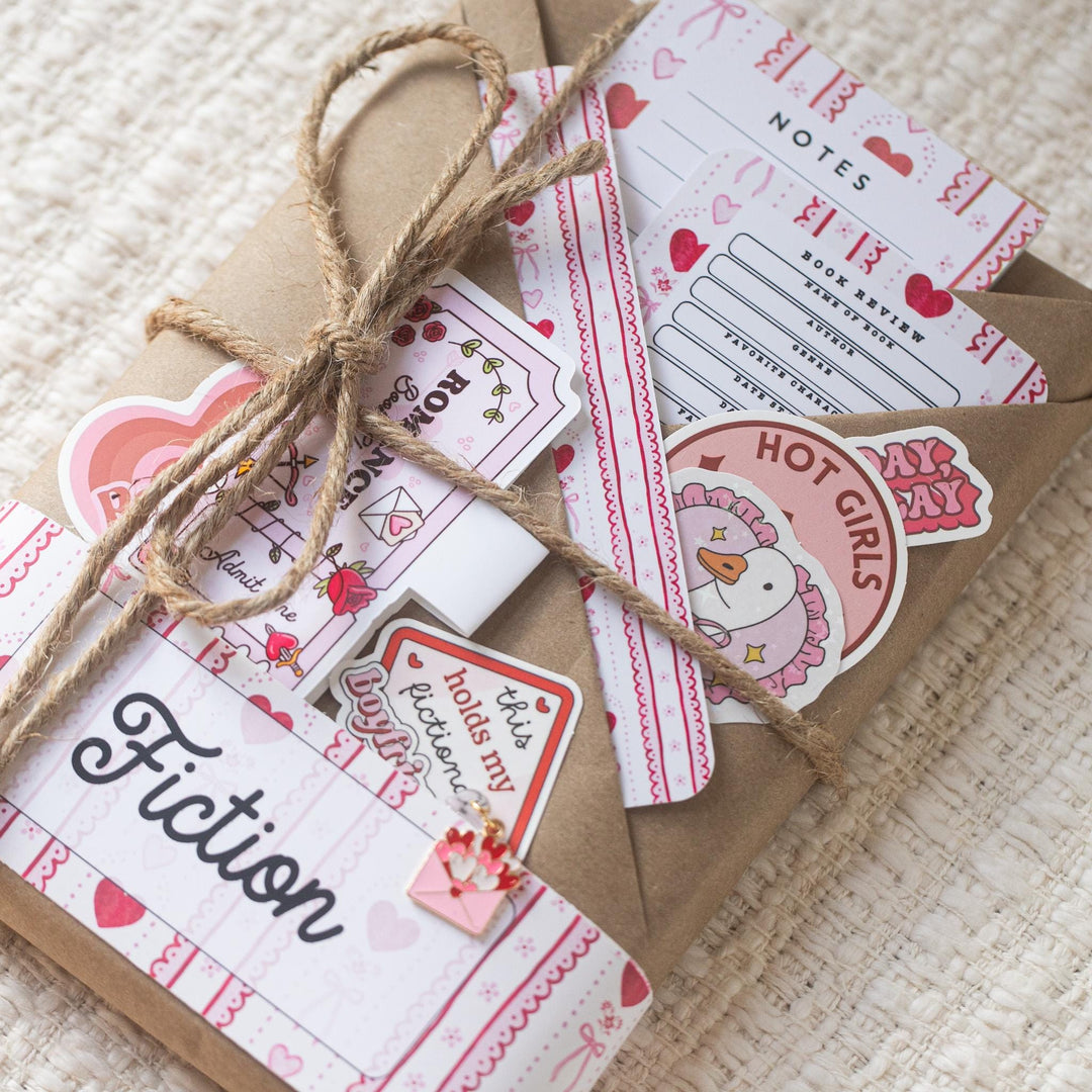 Blind Date with a Book - Pink & Red Romantic Theme