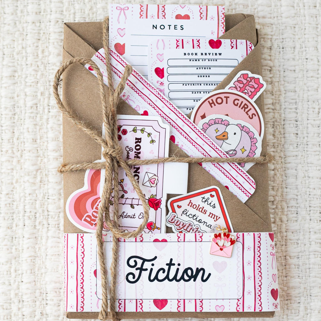 Blind Date with a Book - Pink & Red Romantic Theme