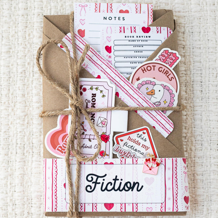 Blind Date with a Book - Pink & Red Romantic Theme