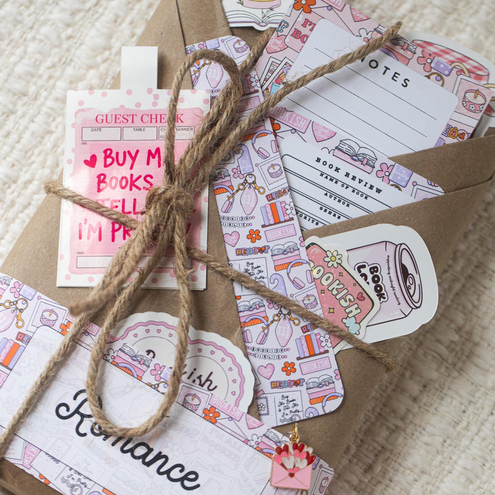 Blind Date with a Book - Pink Fun Bookish Girlie Theme