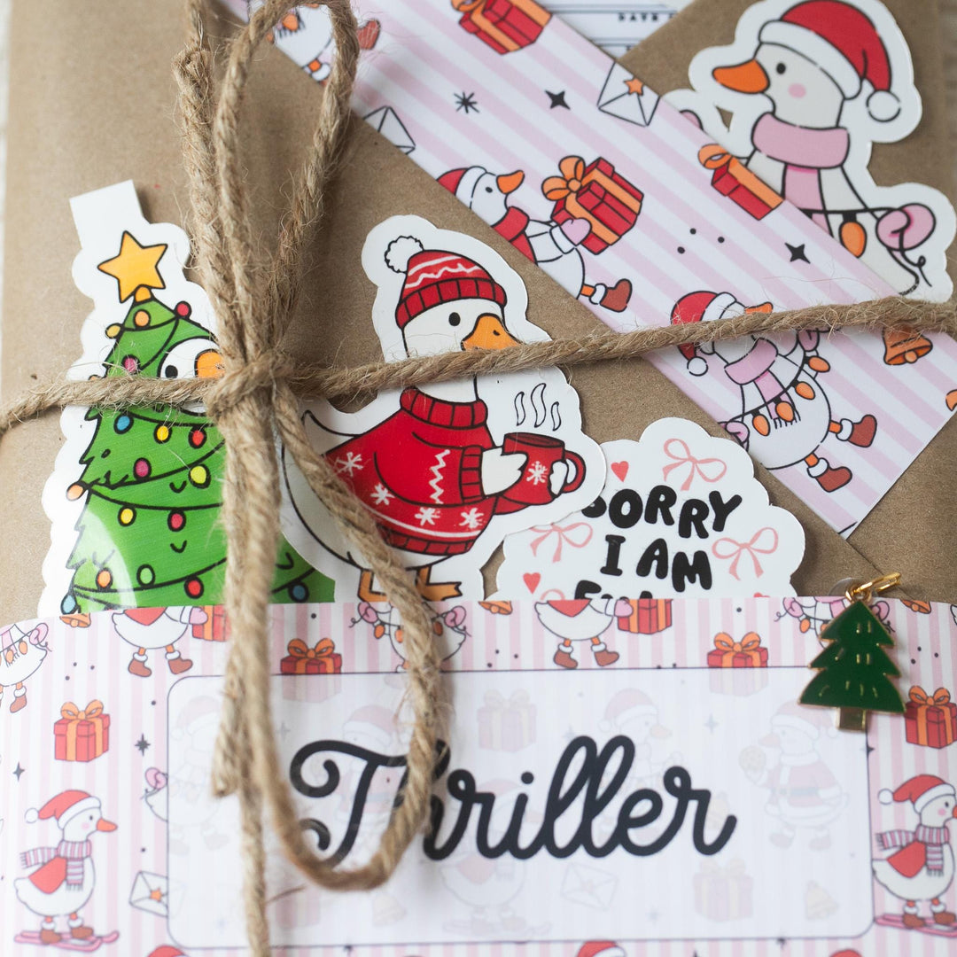 Blind Date with a Book - Christmas Goose Bookish Theme