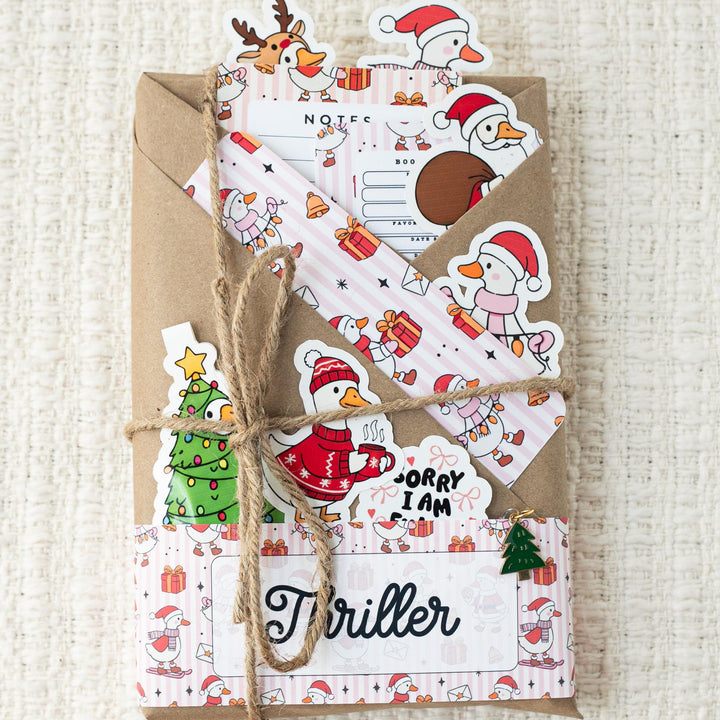 Blind Date with a Book - Christmas Goose Bookish Theme