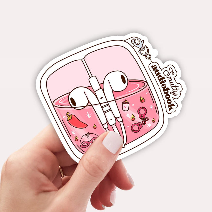 Smut Audiobook Sticker, Smut Sticker, Spicy Romance Kindle Accessories Bookish Kindle Gifts RTH3