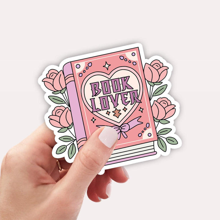 Floral Book Lover Sticker, Book Club Sticker, Kindle Accessories Bookish Kindle Gifts LKK9
