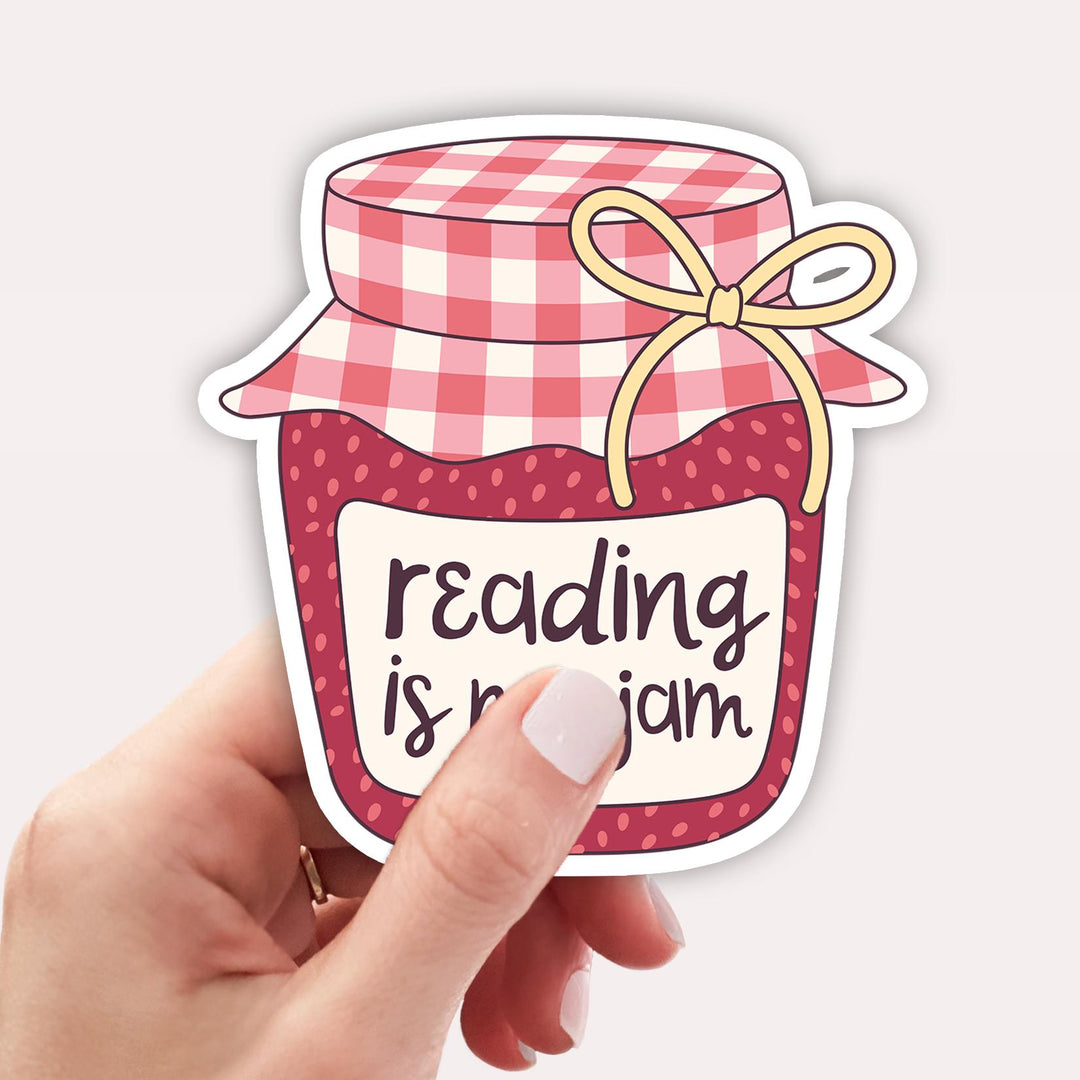 Reading Is My Jam Sticker, Book Club Sticker, Kindle Accessories Bookish Kindle Gifts RJJ0