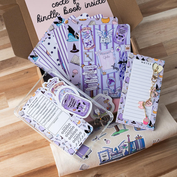 Pink Blind Date with A Kindle Box Purple Romantasy Edition