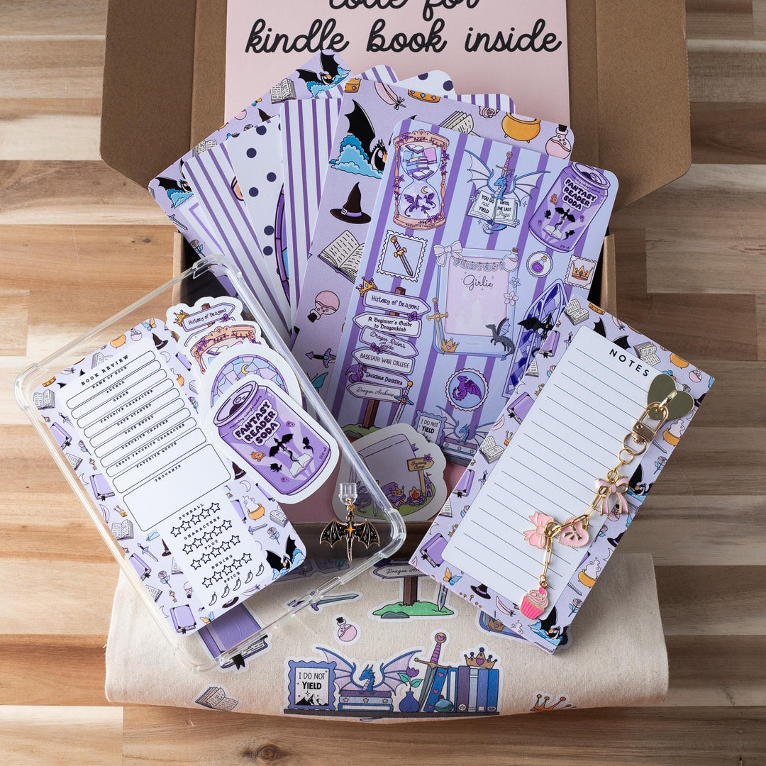 Pink Blind Date with A Kindle Box Purple Romantasy Edition