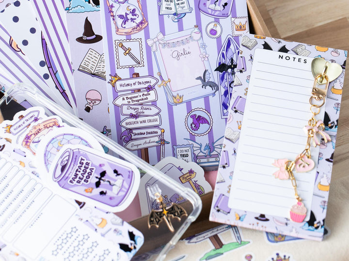 Pink Blind Date with A Kindle Box Purple Romantasy Edition