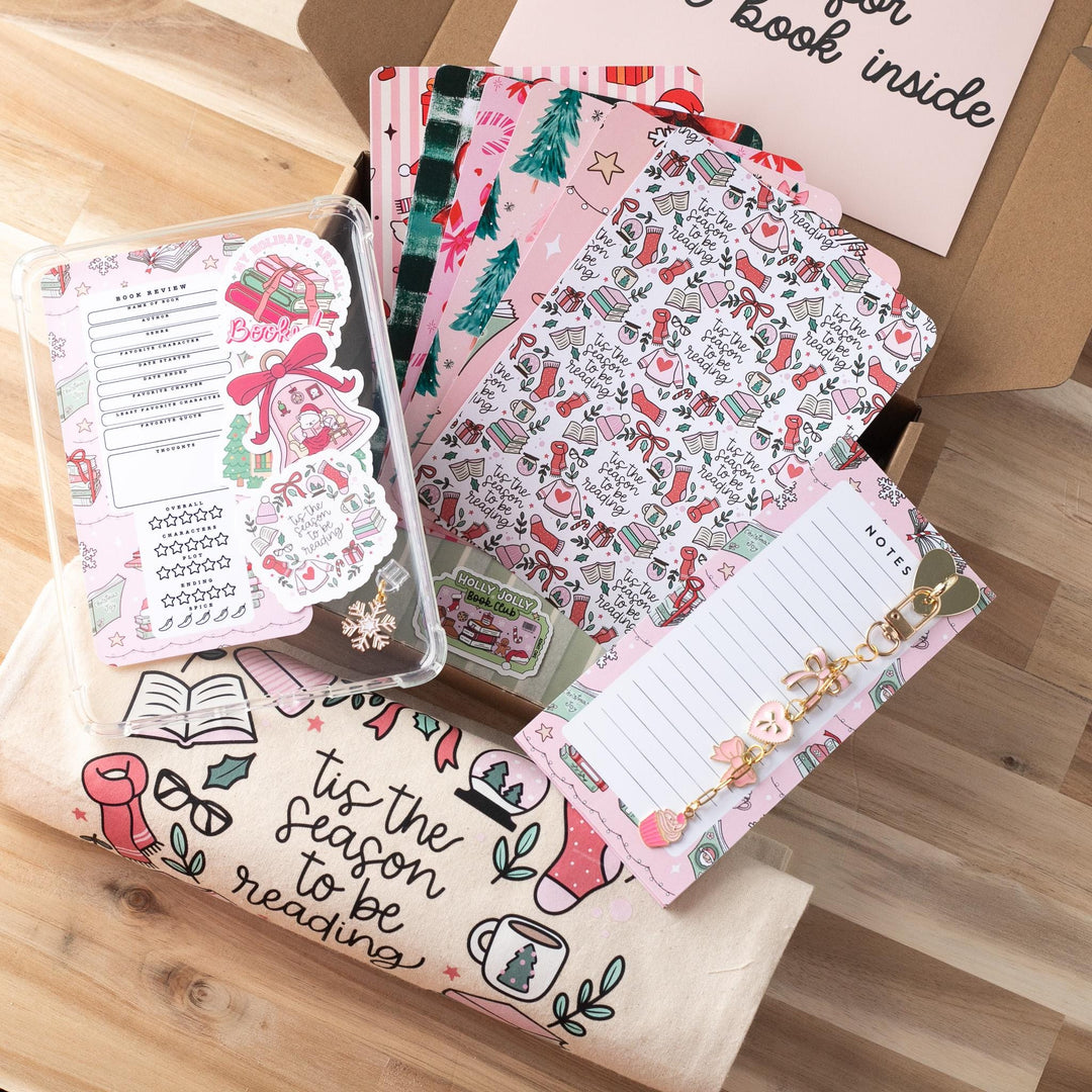 Pink Blind Date with A Kindle Box Purple Romantasy Edition, Bookish Christmas Kindle Case and Accessories