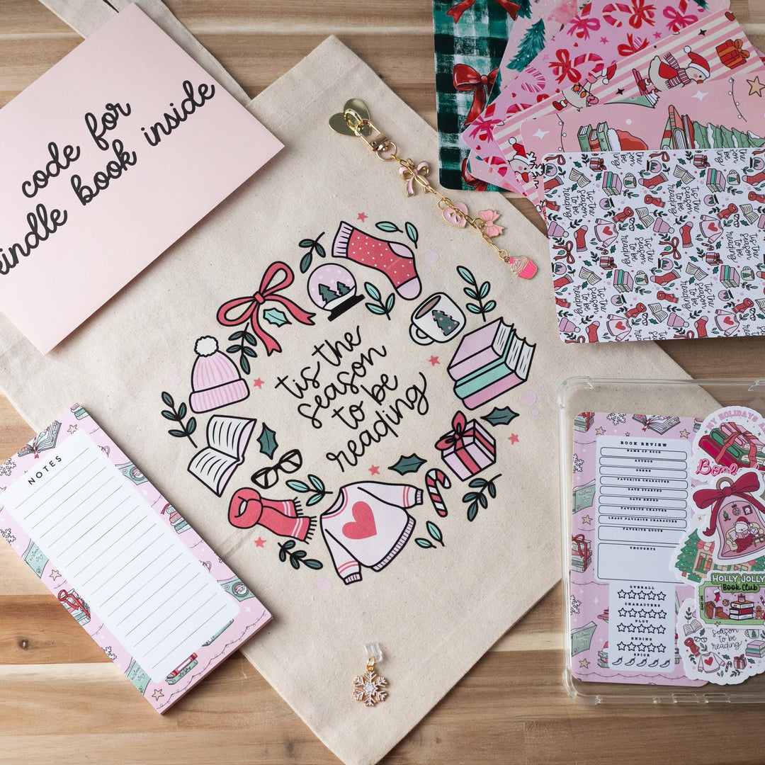 Pink Blind Date with A Kindle Box Purple Romantasy Edition, Bookish Christmas Kindle Case and Accessories