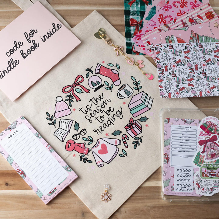 Pink Blind Date with A Kindle Box Purple Romantasy Edition, Bookish Christmas Kindle Case and Accessories