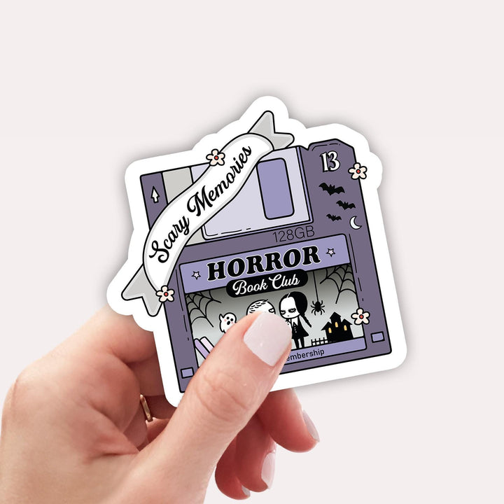 Horror Book Club Sticker, Horror Girlie, Kindle Accessories Bookish Kindle Gifts H6T