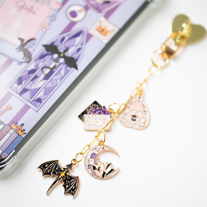 Limited Edition Dragon Fantasy Kindle Chain Charm, E-reader Accessories, Romantasy Book Gift