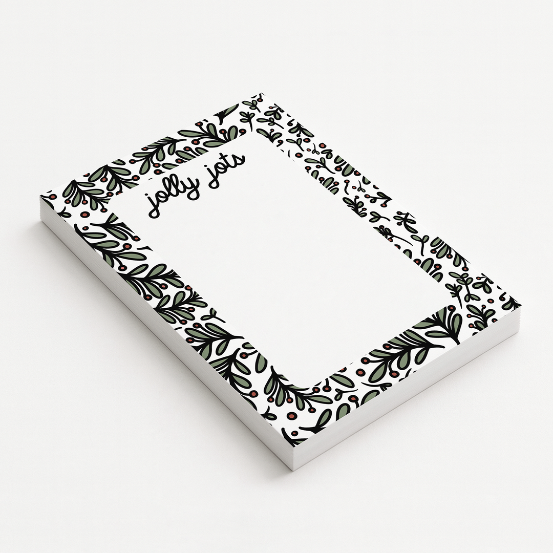 Jolly Jots 5"x7" Notepad Template