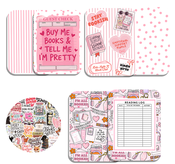 Kindle Accessory Bundle with 6 Inserts & 20 Stickers