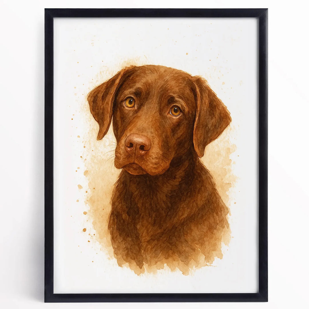 Personalized Dog Portrait, Watercolor